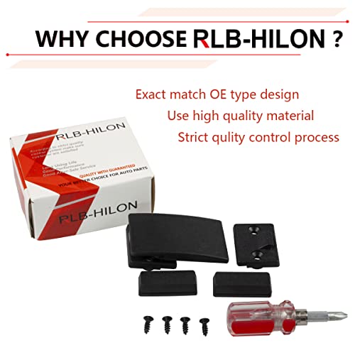 RLB-HILON RLBHILON Rear Back Sliding Window Latch Lock and Striker Compatible with Nissan D21 Hardbody Pickup 1986 to 1994 Year for Nissan 720 Pickup 1984 to 1986 Year - Image 3