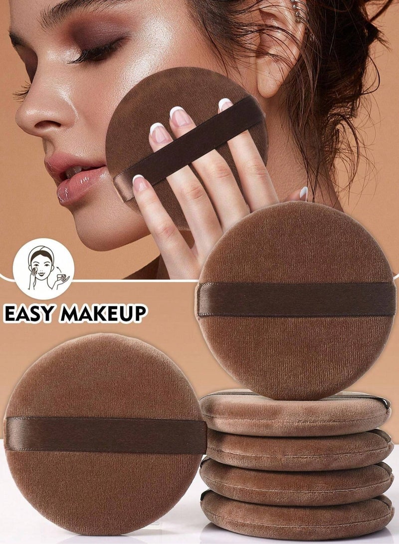 Generic Makeup sponges – Set of 6 pieces designed for smooth and even blending of powder and foundation on the skin. Washable and reusable for long-term use.  - Image 1