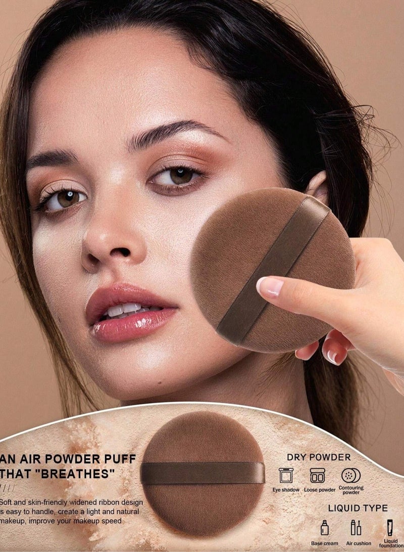 Generic Makeup sponges – Set of 6 pieces designed for smooth and even blending of powder and foundation on the skin. Washable and reusable for long-term use.  - Image 3