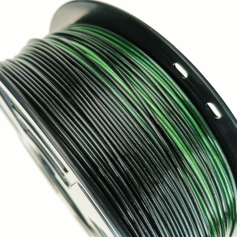 Stronghero3D PLA 3D Printer Filament 1.75mm,Sparkling Glitter Chameleon,Color Change with Angel,Galaxy starly,Green Black Filament,1kg(2.2lbs) Accuracy +/-0.05mm for ender3 Cr10 Sovol - Image 3