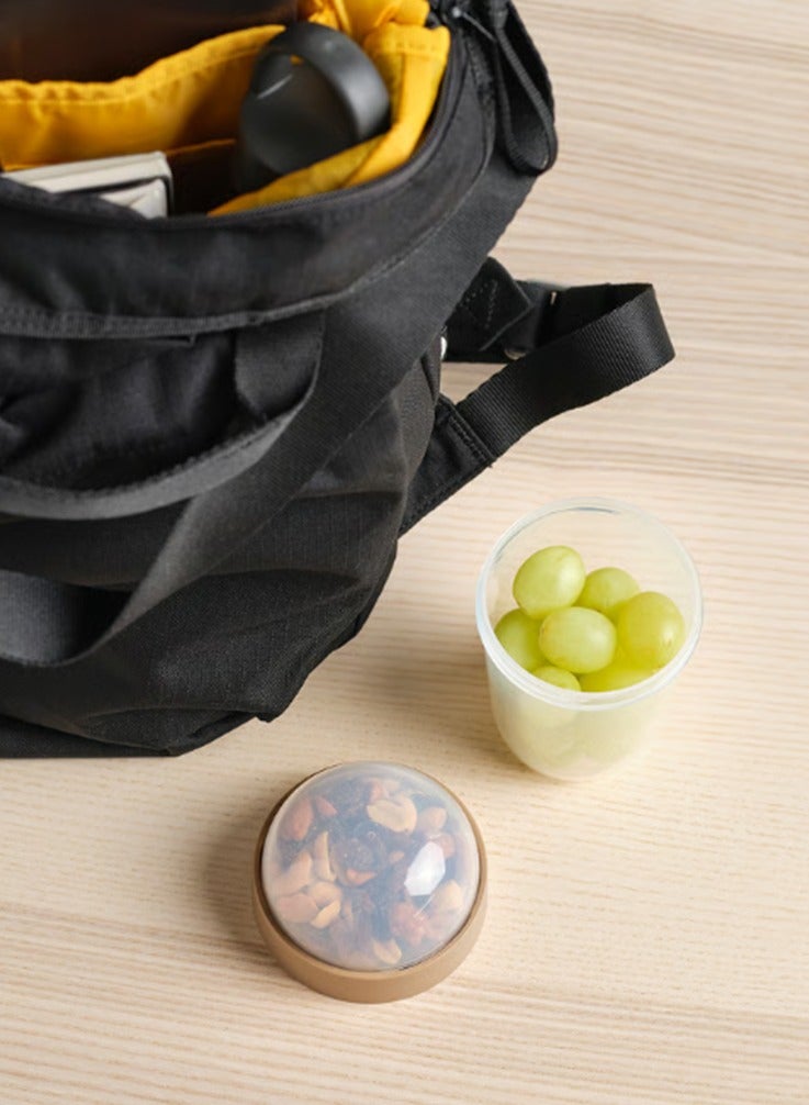 أيكيا سبليتيرني - حاوية وجبات خفيفة - شفافة/رمادي فاتح-بني - 300 مل. - Image 4