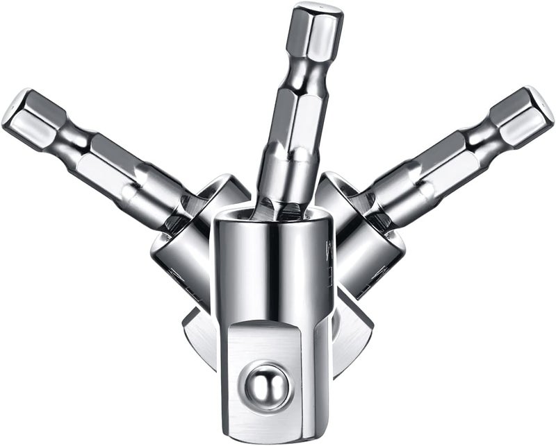 Socket Spanner Adapter Phillips Joint Turning Socket Set 14 Inch Hex Shank to 14 38 12 Square Socket Drives  - Image 2