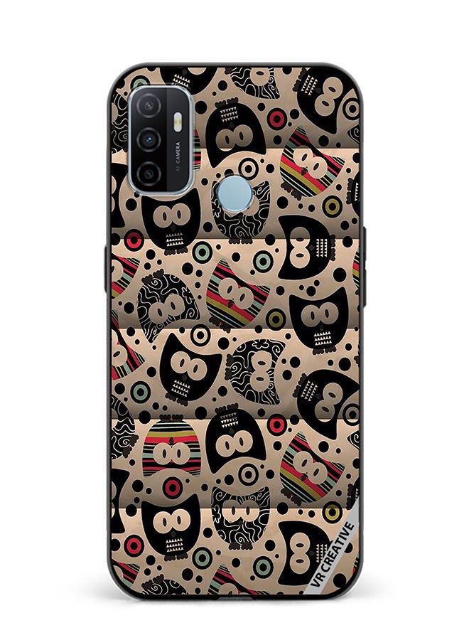 VR CREATIVE Protective Case Cover For Oppo A53 Mix Cartoons Design Multicolour - Image 1
