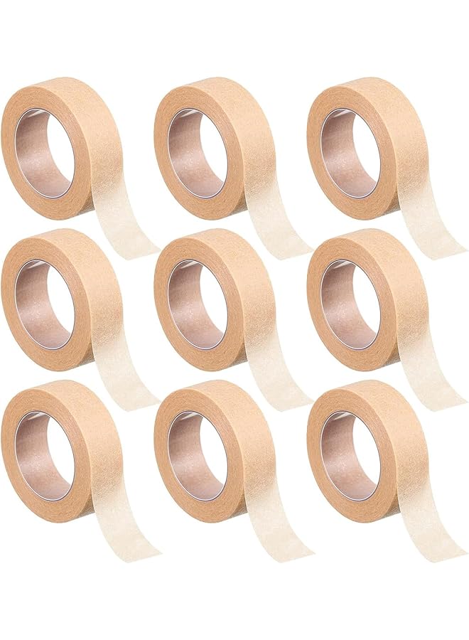 erorex Skin Tape 9 Rolls Beige Tape Flexible Skin Tape Breathable Nose Tape Self Adhesive Gauze Tape For Natural Double Eyelid Tape Colorful Makeup Invisible Gauze Tape - Image 1