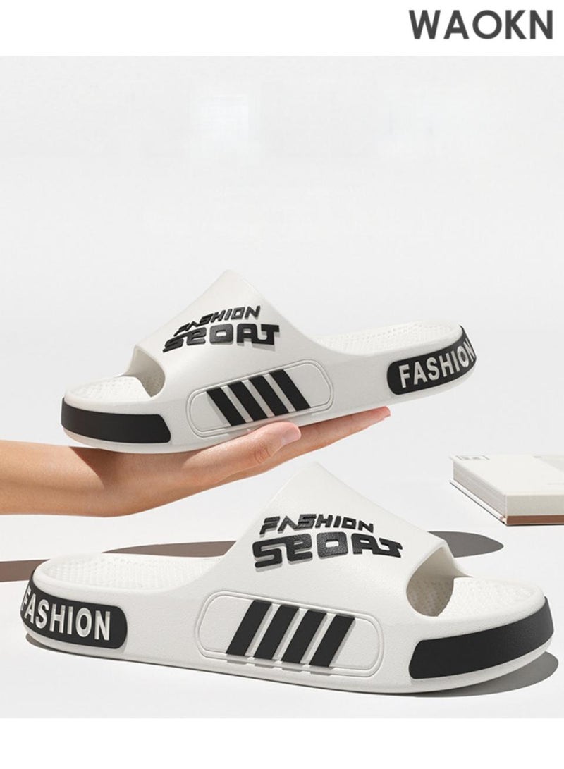 دبليو أيه أو كي أن نعال للجنسين: للرجال والنساء، مضادة للانزلاق للاستحمام. نعل ناعم، تصميم مريح وخفيف الوزن ومسطح. مثالية للاستخدام المنزلي، مثالية للشاطئ والحمام، للاستخدام الداخلي والخارجي. متعددة الاستخدامات، مريحة وآمنة، تناسب جميع الأجناس وفي مختلف الظروف. - Image 5