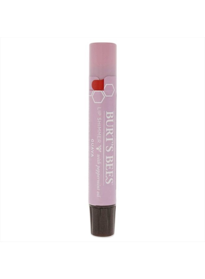Burt's Bees 100% Natural Moisturizing Lip Shimmer, Guava, 1 Tube - Image 1