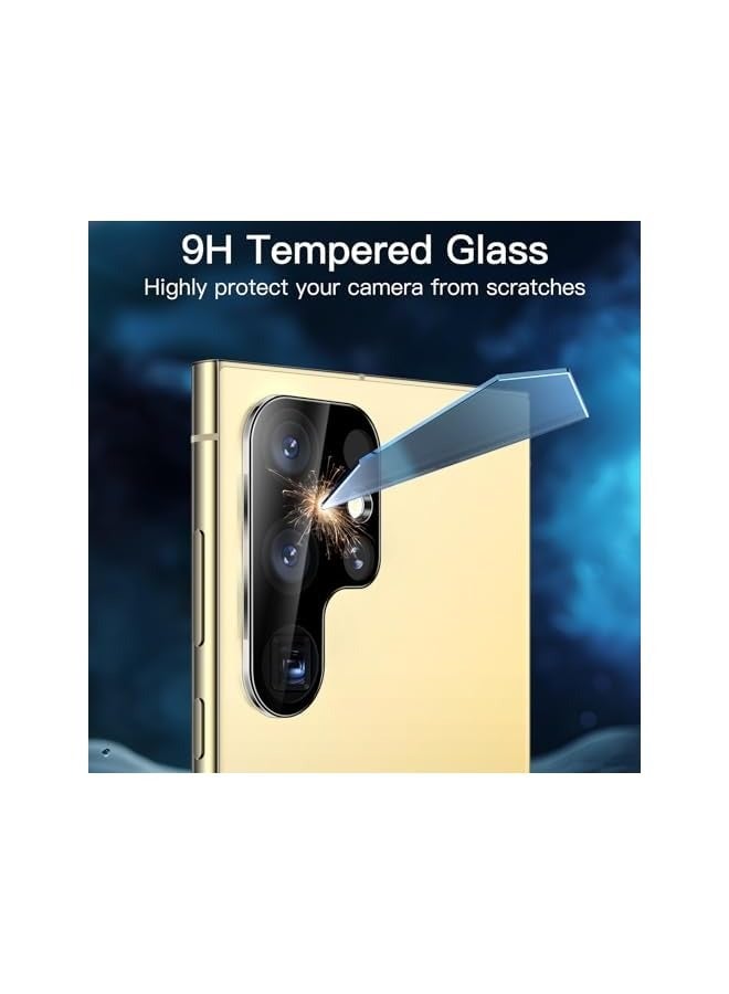 Jetech Screen Protector for Samsung Galaxy S24 Ultra 5G 6.8-Inch with Camera Lens Protector, Flexible TPU Film, Fingerprint ID Compatible, Easy Installation, HD Clear, 2-Pack Each - Image 4
