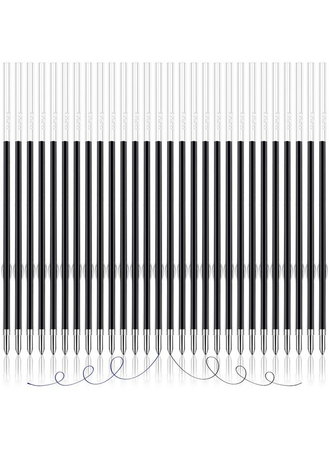 JANYUN - 100 Pieces Ink Pen Refills Replaceable, 0.7Mm Ballpoint Pen Refills 107 Mm In Length Blue Black Ink Refills Smooth Writing Pen Refills For Journal Writing Office School Supplies (Black Blue) - Image 1