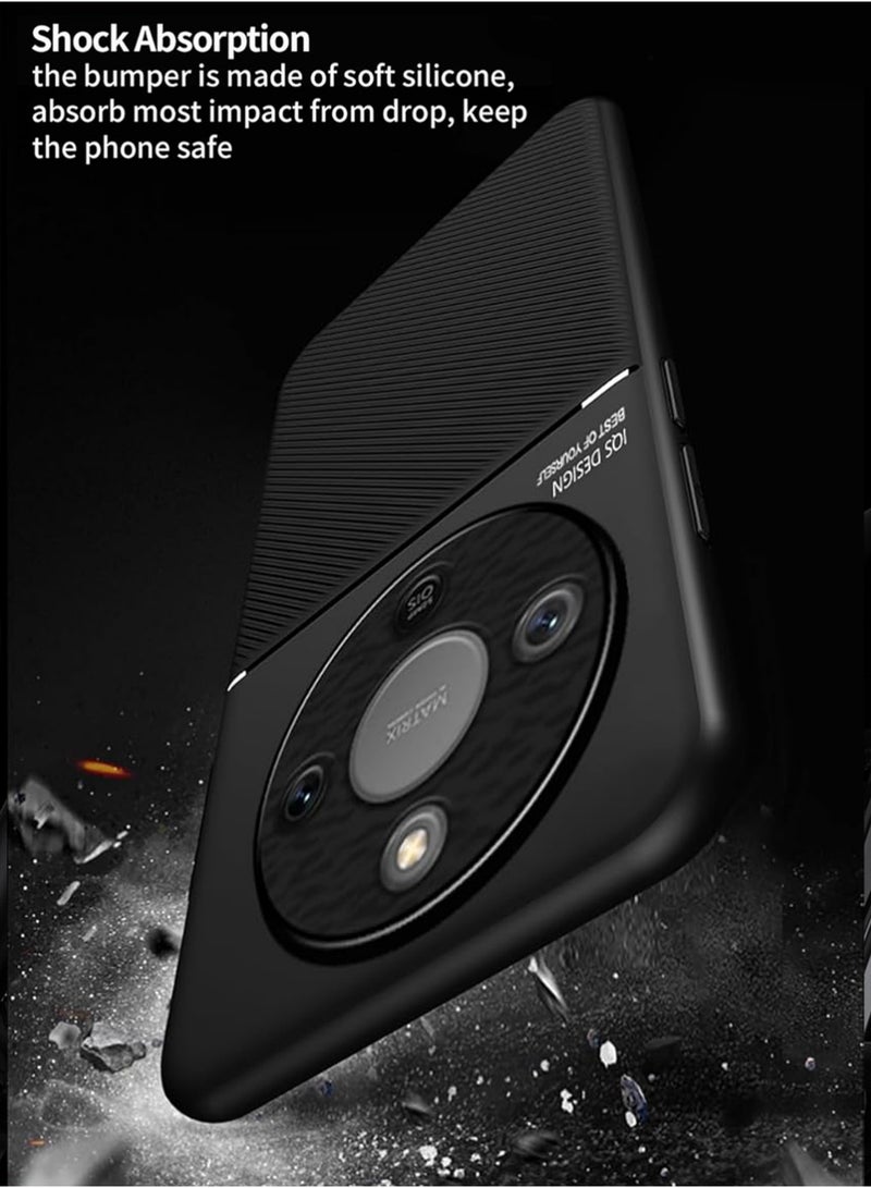 X-level Protective Case Cover For Honor X9d Black High End Business Light Luxury, Mobiles Accessories portector Protection Scratch-Resistant, Shockproof Slim Phone Case - Image 3