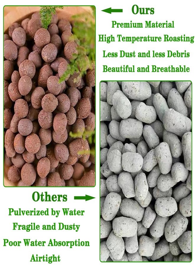 Legigo Organic Expanded Clay Pebbles, 4mm -16mm Light Expanded Clay Aggregate, Natural Clay Pebbles for Hydroponic & Aquaponics Growing, Orchid Potting Mix, Dutch Buckets, Drainage (4LB) - Image 5