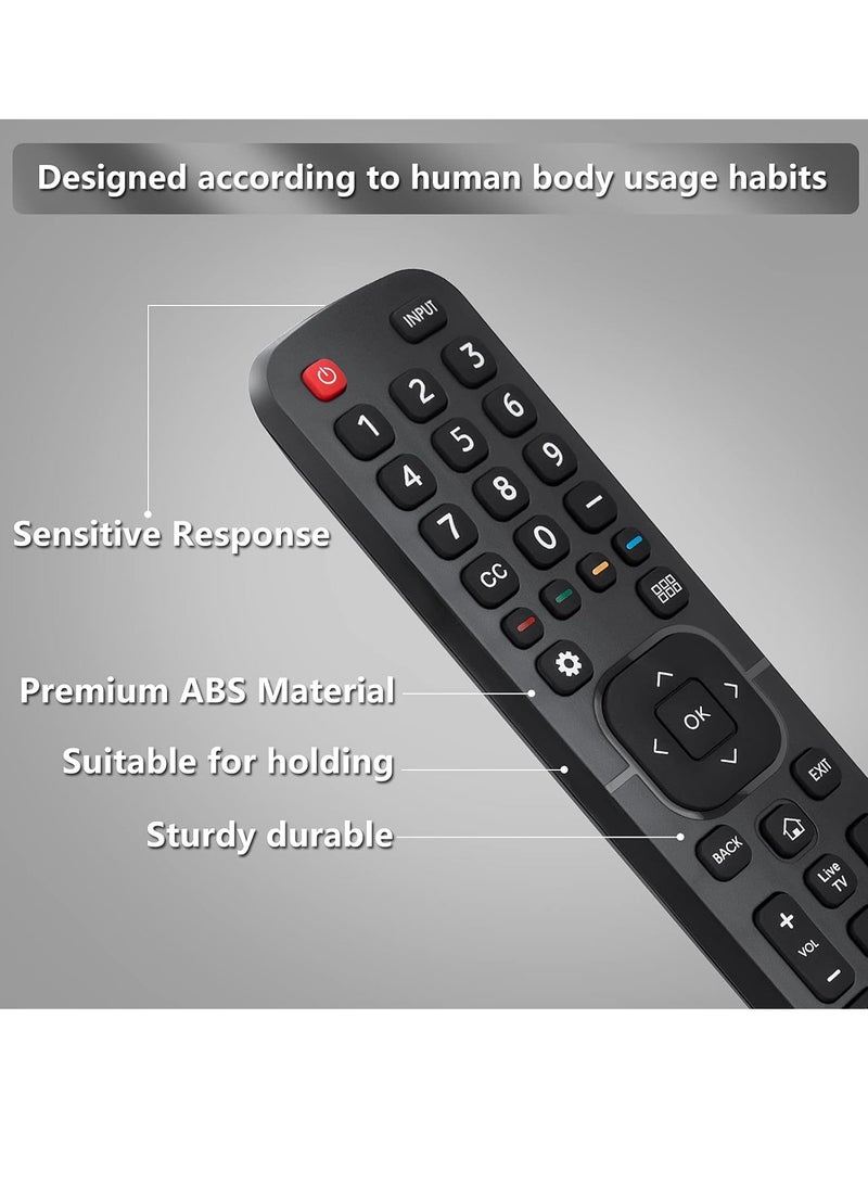 ELTRAZONE EN2A27 Replacement Remote Control for Hisense Smart TV with Netflix, Prime Video, YouTube, Google Play - With Battery - Image 4