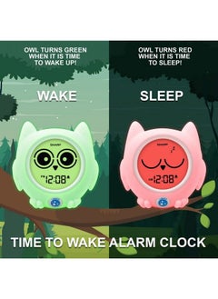 SHARP Ready To Wake Owl Sleep Trainer Kid’S Clock For Ready To Rise Ceiling Projection Nightlight And “Offtobed” Feature Simple To Set And Use!  - Image 5