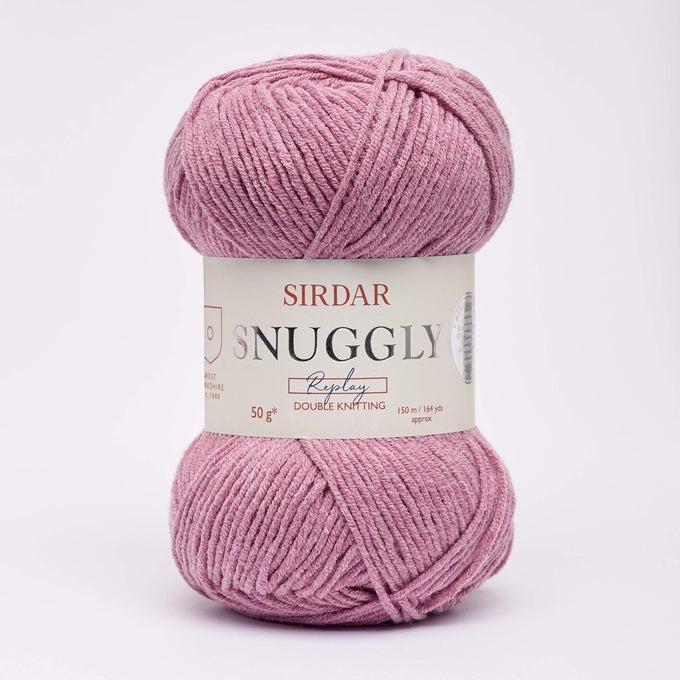 SNUGGLY REPLAY DK 106 BLAST OFF BERRY PINK COTTON ACRYLIC BLEND YARN 150M164YDS 50 COTTON 50 ACRYLIC