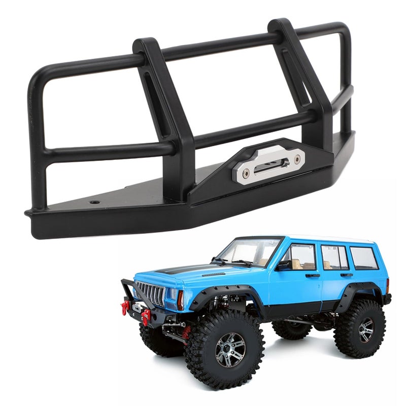 Front Bumper For Axial SCX10 RC Car Impact Stable Easy To Install Black - Image 4
