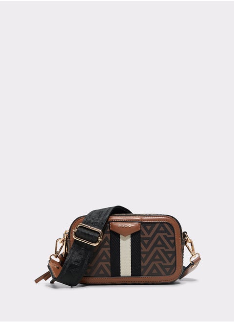 Logo Detail Zip Through Crossbody