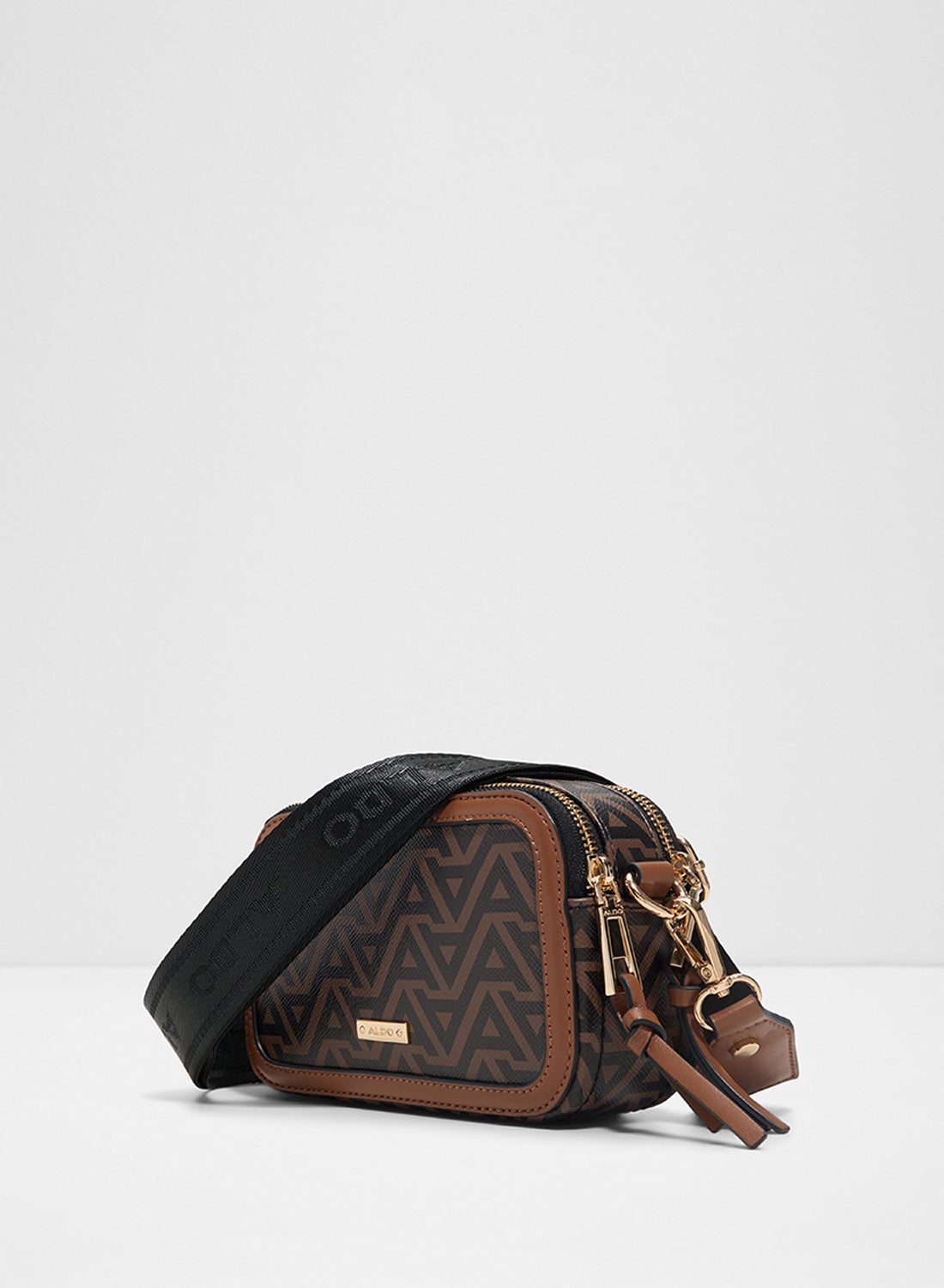 上品☆【ALDO】モノグラムエンボスクロスボディバッグ♪ ALDO Logo Detail Zip Through Crossbody for Women | Best