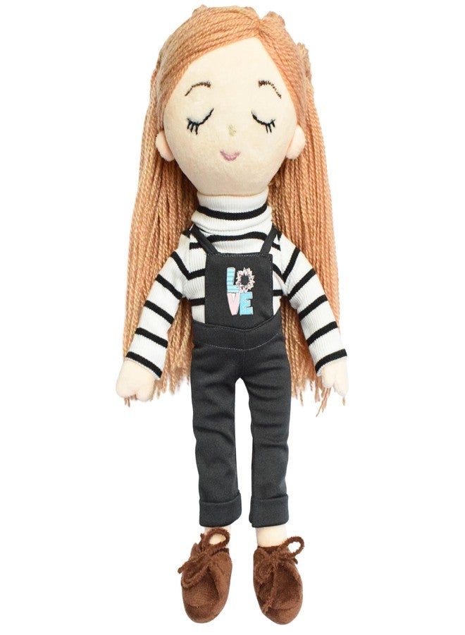 EL FIGO Plush Doll, Soft Rag Doll for Kids, Stuff Toy for Kids, Toy for Girls, Birthday Gift Girl/Boys, Gift for Girls, Doll for Girl in Sturdy Dress with Woolen Hair (Doll 45 c.m) - Image 1