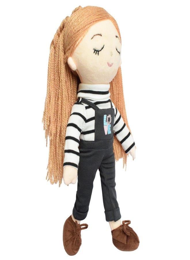 EL FIGO Plush Doll, Soft Rag Doll for Kids, Stuff Toy for Kids, Toy for Girls, Birthday Gift Girl/Boys, Gift for Girls, Doll for Girl in Sturdy Dress with Woolen Hair (Doll 45 c.m) - Image 2