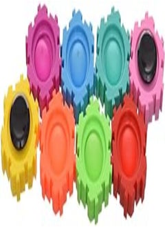 Generic Plastic Decompression Toy With Joint Unzip Gyro To Intellectual Development For Kids - Multi Color