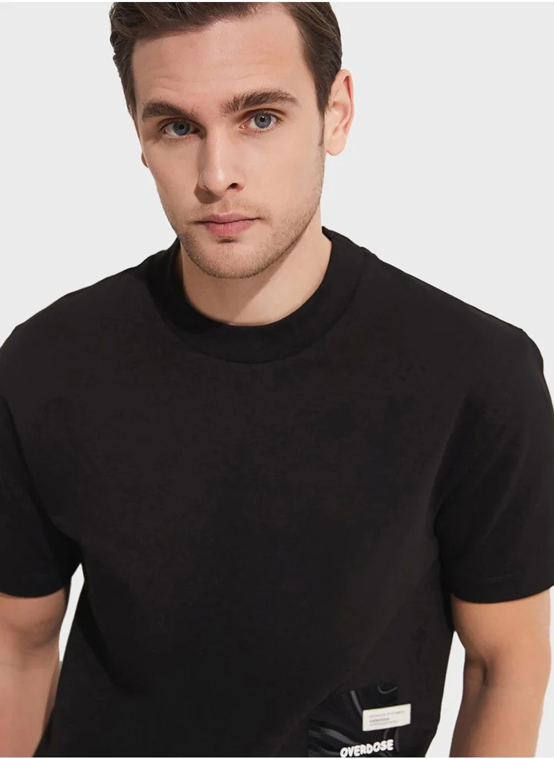 JUNE Printed Crew Neck T-Shirt