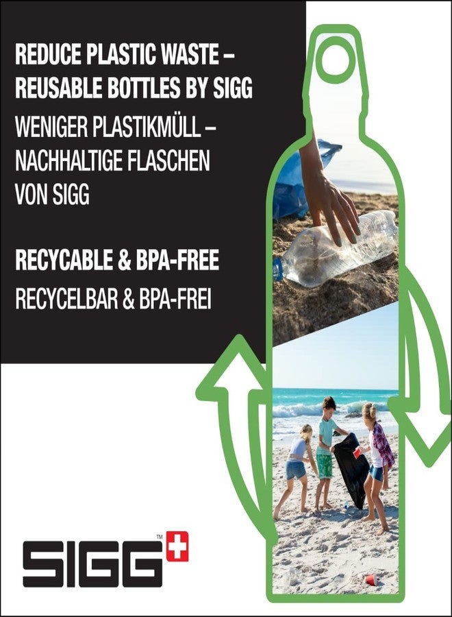 SIGG Swiss Red Water Bottle (0.6 L), Pollutant-Free and Leak-Proof Metal Bottle, Lightweight and Sturdy Aluminium Bottle with Screw Cap - Image 4