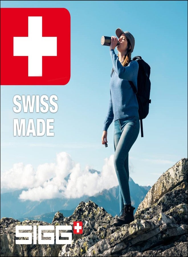 SIGG Swiss Red Water Bottle (0.6 L), Pollutant-Free and Leak-Proof Metal Bottle, Lightweight and Sturdy Aluminium Bottle with Screw Cap - Image 5