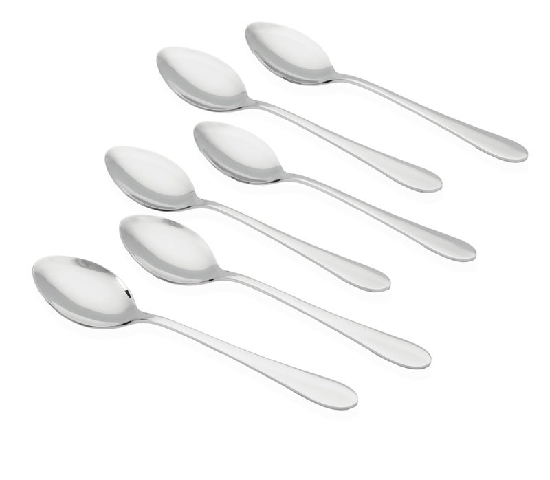 Kishco Windsor Stainless Steel Dessert/Dinner Spoon Set - Pack of 6 - Image 5