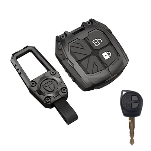 Carloginn Premium Metal Black Transformer Series Soft Silicon Key Cover for Maruti Suzuki (SUZU 1) - Image 1