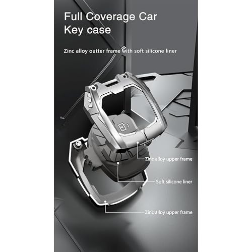 Carloginn Premium Metal Black Transformer Series Soft Silicon Key Cover for Maruti Suzuki (SUZU 1) - Image 2