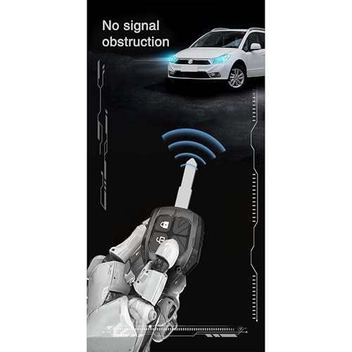 Carloginn Premium Metal Black Transformer Series Soft Silicon Key Cover for Maruti Suzuki (SUZU 1) - Image 3