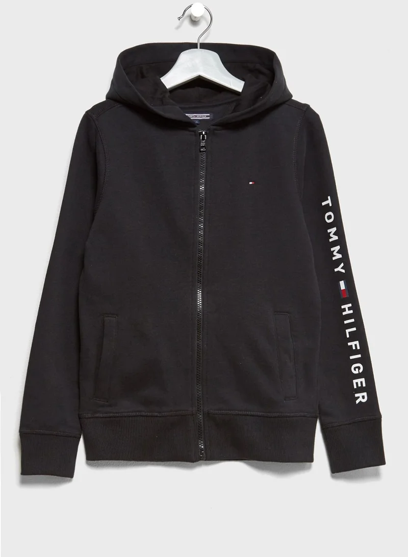TOMMY HILFIGER Teen Zip Through Hoodie