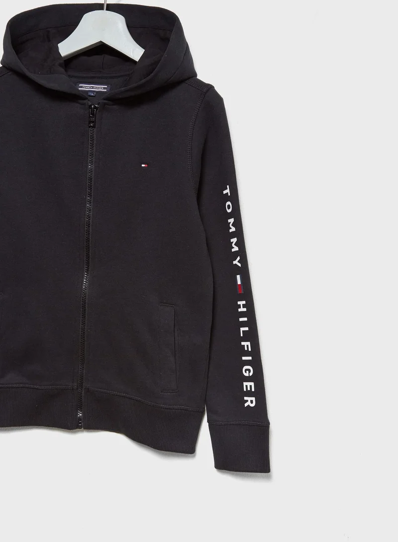 TOMMY HILFIGER Teen Zip Through Hoodie
