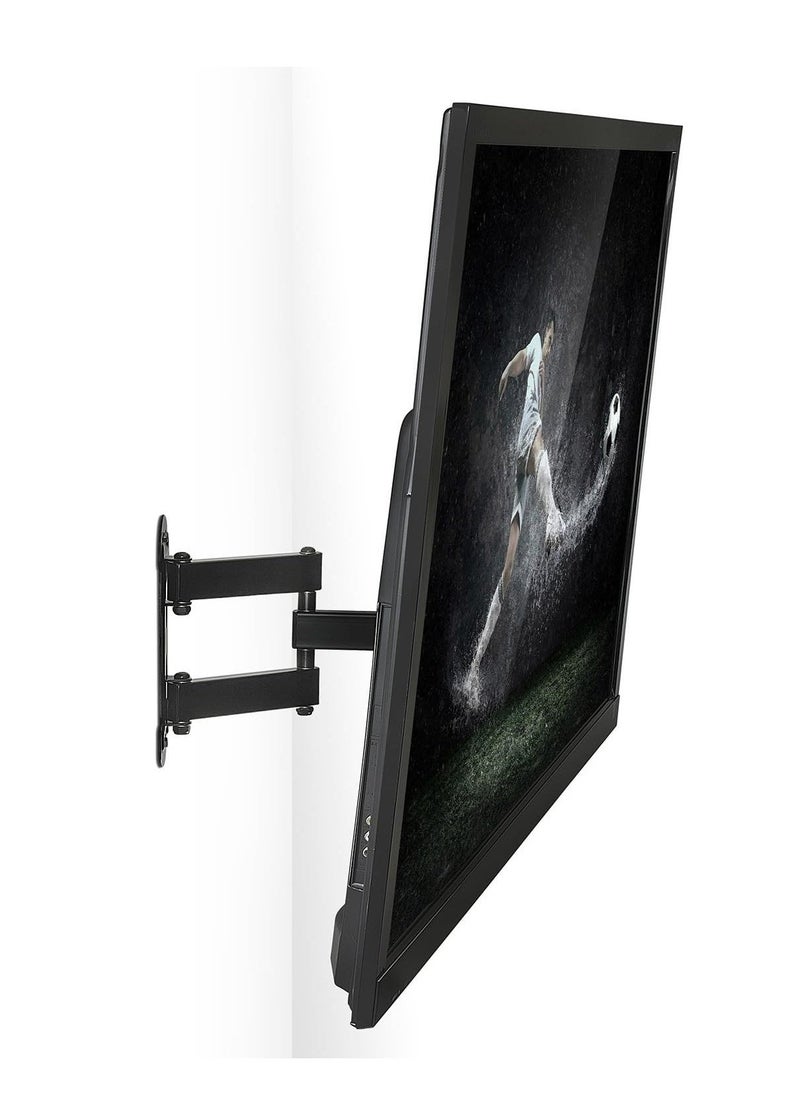 BGM Enhance Your TV Setup with the Mount-It! Full Motion Corner TV Wall Mount Bracket: Perfect for VESA 400 x 400 TVs, Extendable Arm for Articulation, Swivel, Tilt - Ideal for 32-50 Inch TVs, Supports up  - Image 4