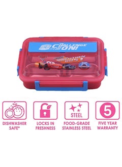 Kids Lunch Box with Tableware,Customed for Kids Cartoon Bento Lunch Box，1100ml 4 compartment Insulated Lunch Box for Children | Leakproof | BFA Free | Dishwasher | Stainless Steel 26x20x7cm (Cars) - pzsku/Z88CDA37CB8CFD615AEC7Z/45/_/1716622807/f7b0d9c8-51d1-4619-b500-cb6ccf6e9e87