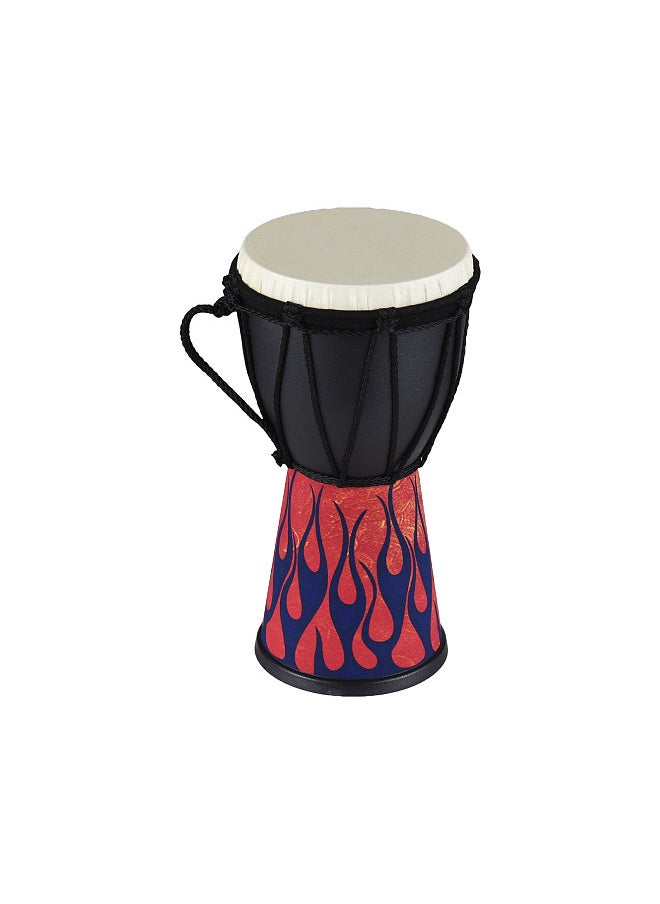 Generic 4 Inch African Drum Portable Hand Drum Lightweight Hand Clapping Drum Colorful Pattern Bongo Drum  - Image 1