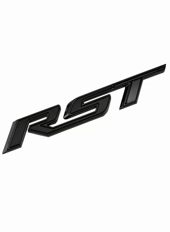 Yoaoo Set of 4pack OEM Silverado Plus RST Emblem 3D Badges Compatible with for Silverado 2019-2025 Parts 86539786 (Black) - Image 5