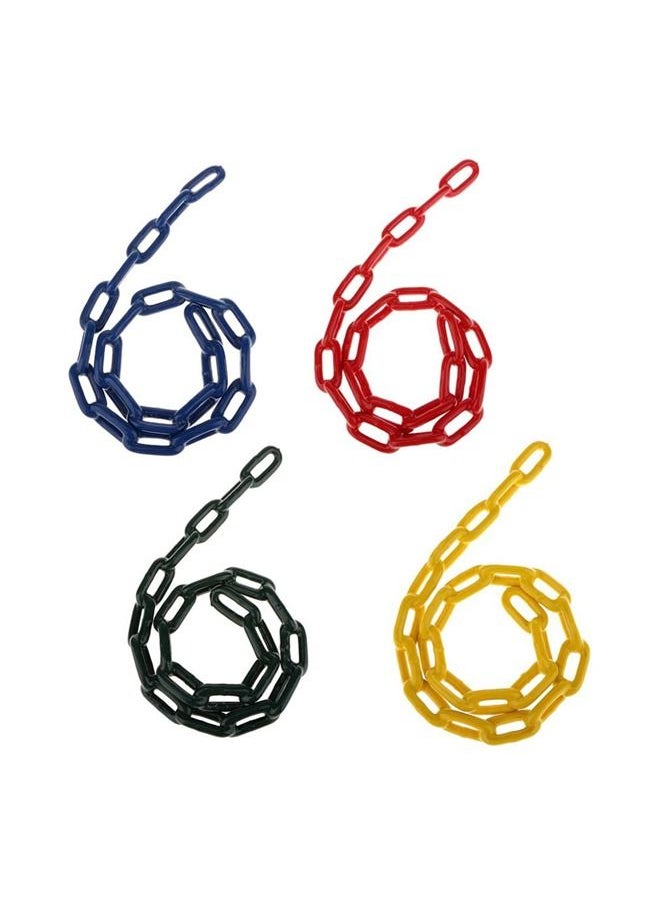 JSAITOYS 8 Pieces Plastic Coated Steel Swing Chain With Quick Link Hook For Kids Play  - Image 2