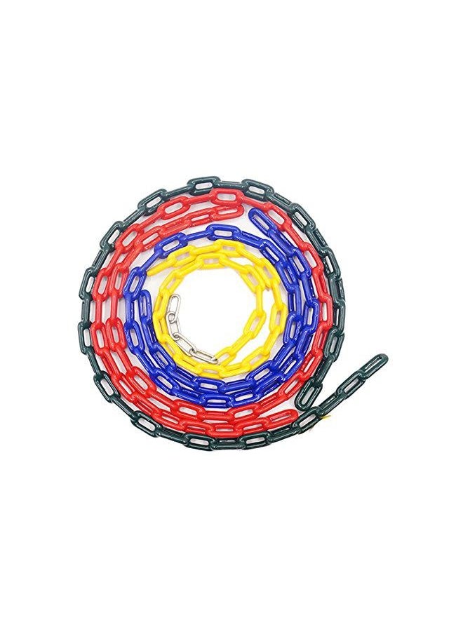 JSAITOYS 8 Pieces Plastic Coated Steel Swing Chain With Quick Link Hook For Kids Play  - Image 3