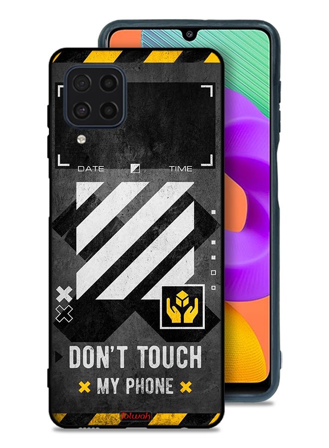 Tolwak Samsung Galaxy M22 Protective Case Cover Do Not Touch My Phone - Image 1