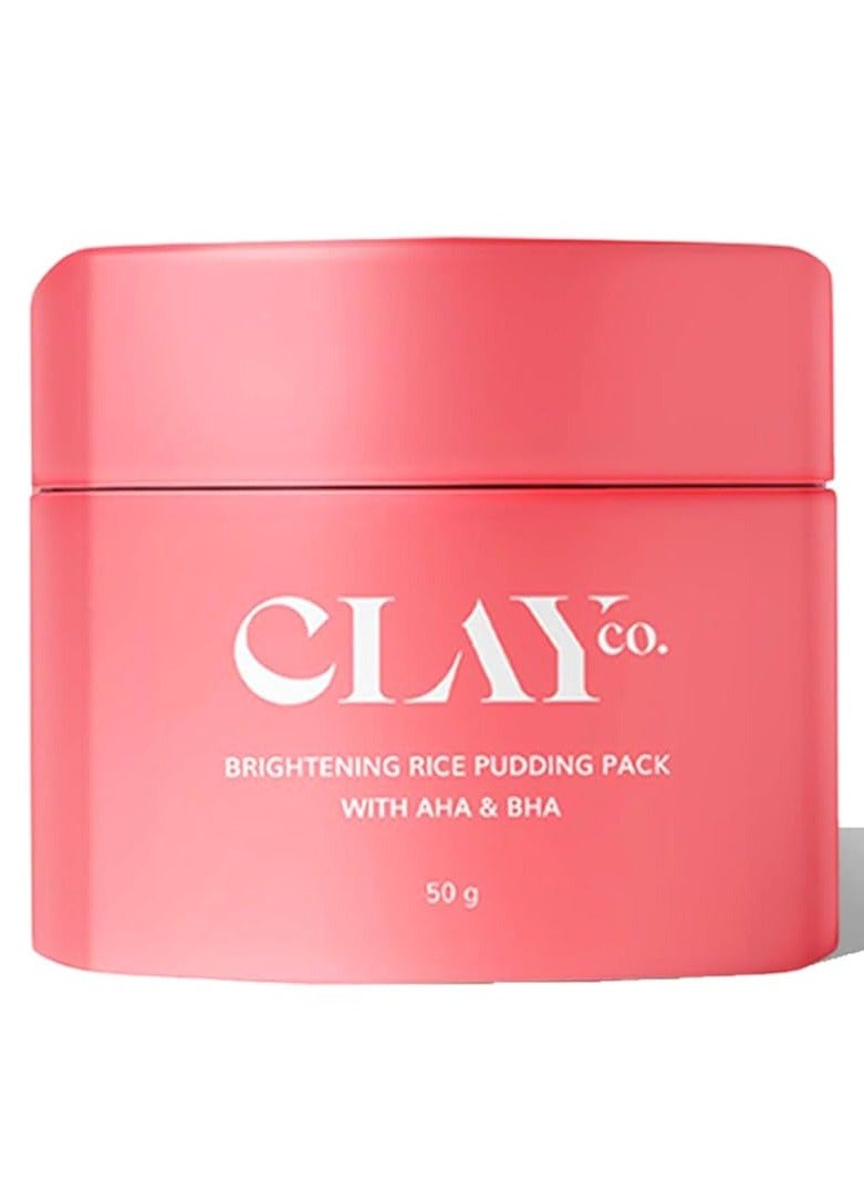 Clayco Detan Rice Pack with AHA & BHA | D Tan Face Pack | Brightening Face Pack | Salicylic Acid Face Wash | Skin Care for Tan Removal, Acne & Oily Skin | 50g - Image 1