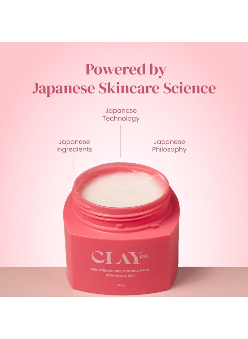 Clayco Detan Rice Pack with AHA & BHA | D Tan Face Pack | Brightening Face Pack | Salicylic Acid Face Wash | Skin Care for Tan Removal, Acne & Oily Skin | 50g - Image 4