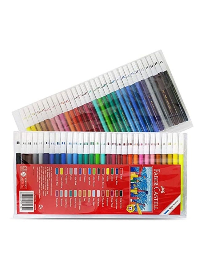Faber-Castell 30 Fibre Tip Coloring Pens
