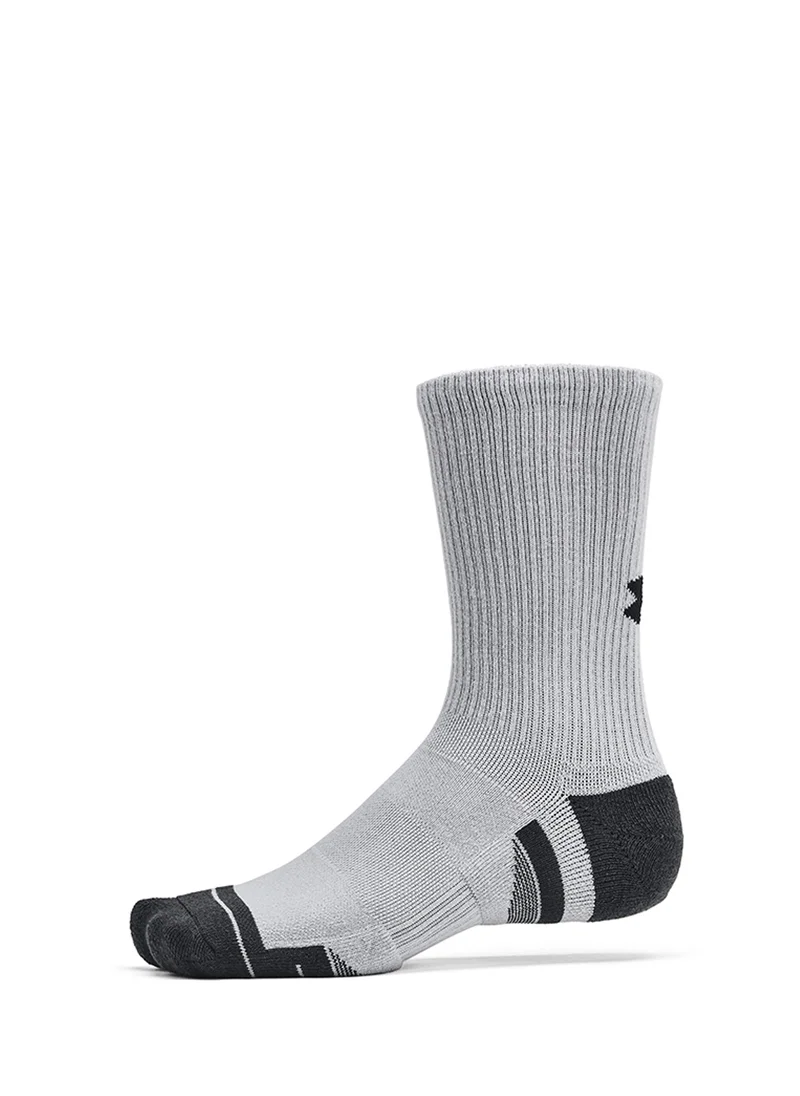 اندر ارمور Unisex Performance Tech Crew Socks (Pack of 6)