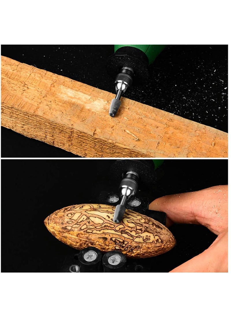 SYOSI Router Carbide Engraving Bits Set Professional Rotary Cutters High-Speed Steel Milling Bits for DIY Woodworking, Carving, Engraving, Drilling-1/8"(3mm 20Pcs) - Image 4