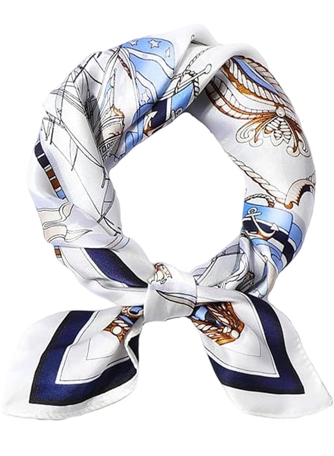 Women Head Scarf Silky Square Scarf Lightweight Neck Scarf Hair Bandana Fashion Accessories - Image 1