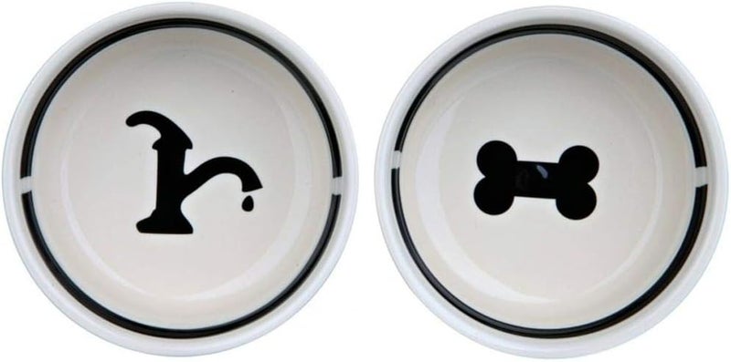 Trixie Ceramic Dog Bowl Set with Stand - 1.6L - Image 4