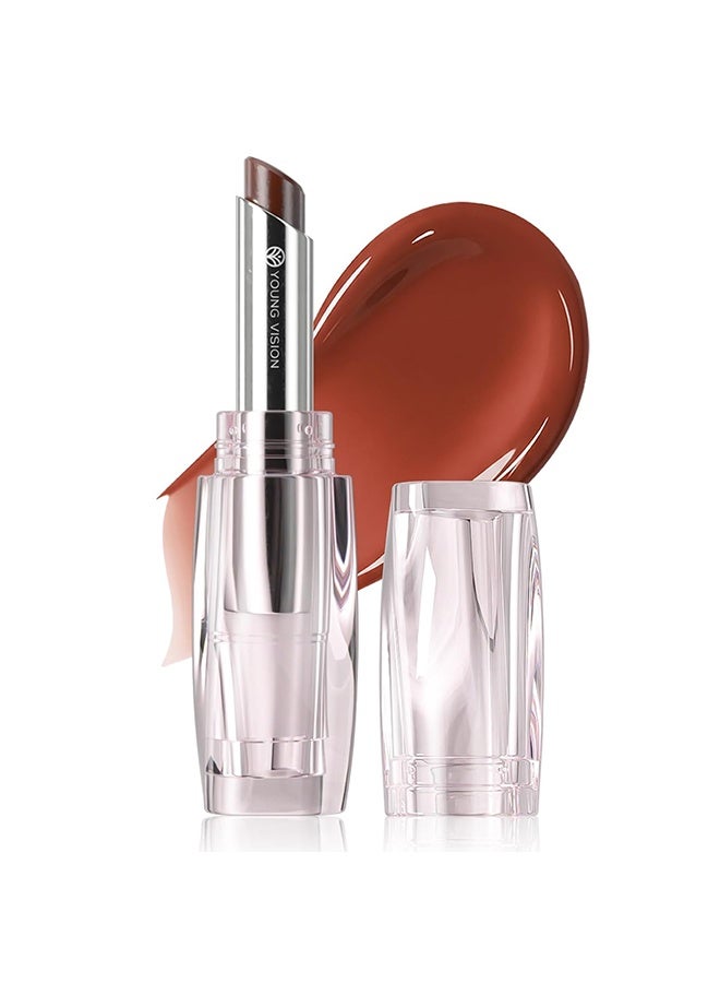 YOUNG VISION Lip stick Tinted Lip Balm - Sheer Hydrating Lipstick for All Skin Tones - Moisturizing Lip Color, Nourishing Lip Balm with a Hint of Natural Black Cherry Tint (05) - Image 1