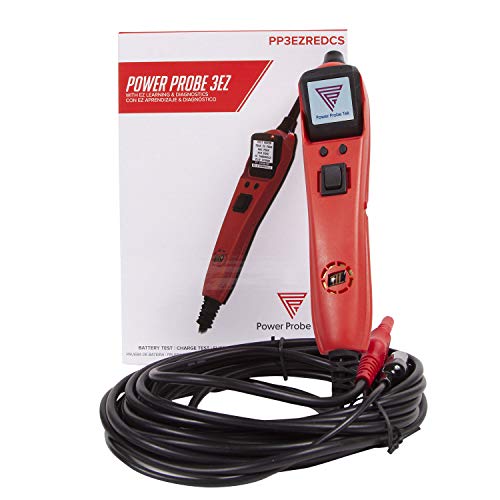 Power Probe PP3EZREDCS Circuit Tester with Learning and Diagnostics Mode for Easy Automotive Electrical and Component Testing for 12 to 24 Volts Electrical Systems – Tool Only - Image 1