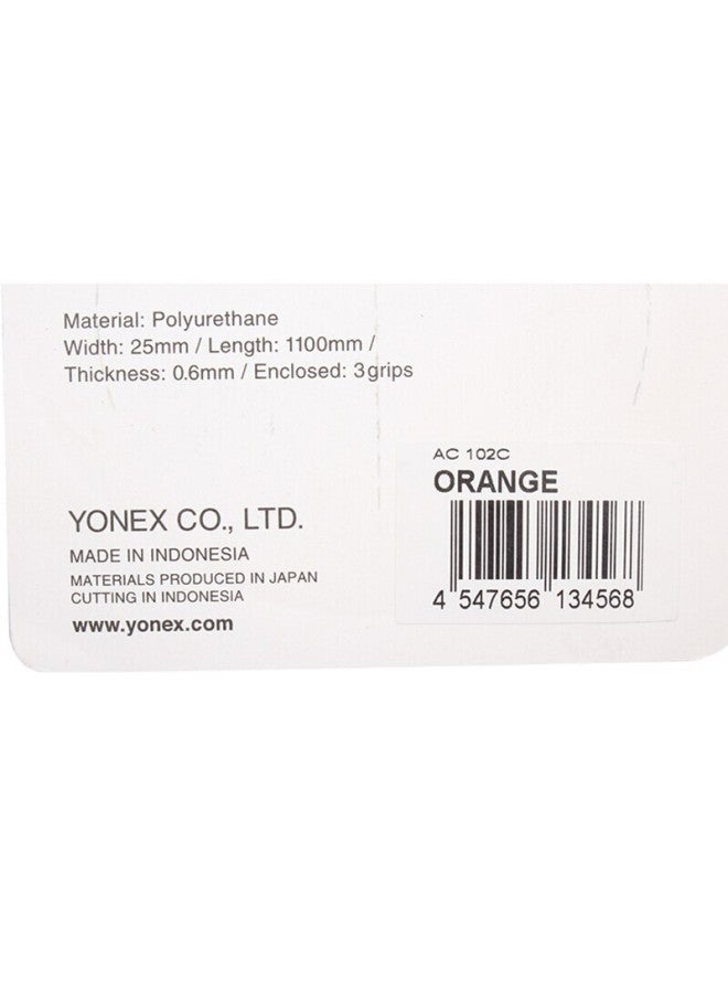 Yonex شريط قبضة مضرب كرة الريشة من يونيكس، شريط امتصاص العرق الرياضي، شريط قبضة المقبض، Ac102C، أخضر ليموني، عبوة ثلاثية - Image 4