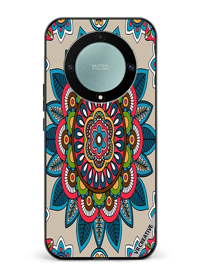 VR CREATIVE Protective Case Cover For Honor X9b Indian Mandala Design Multicolour - Image 1